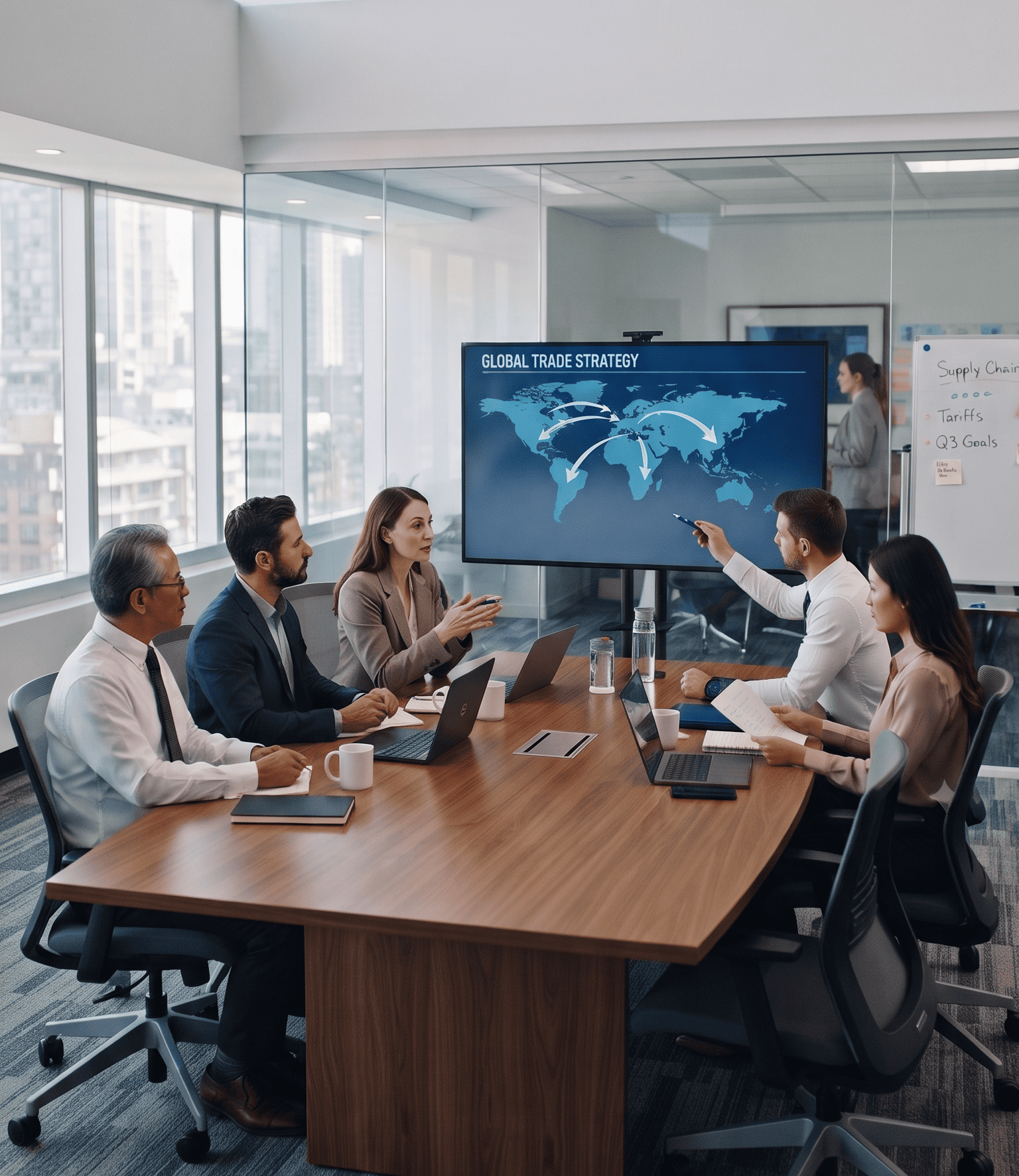 VERTEX global supply chain solutions managed by an experienced sourcing, manufacturing, and export team