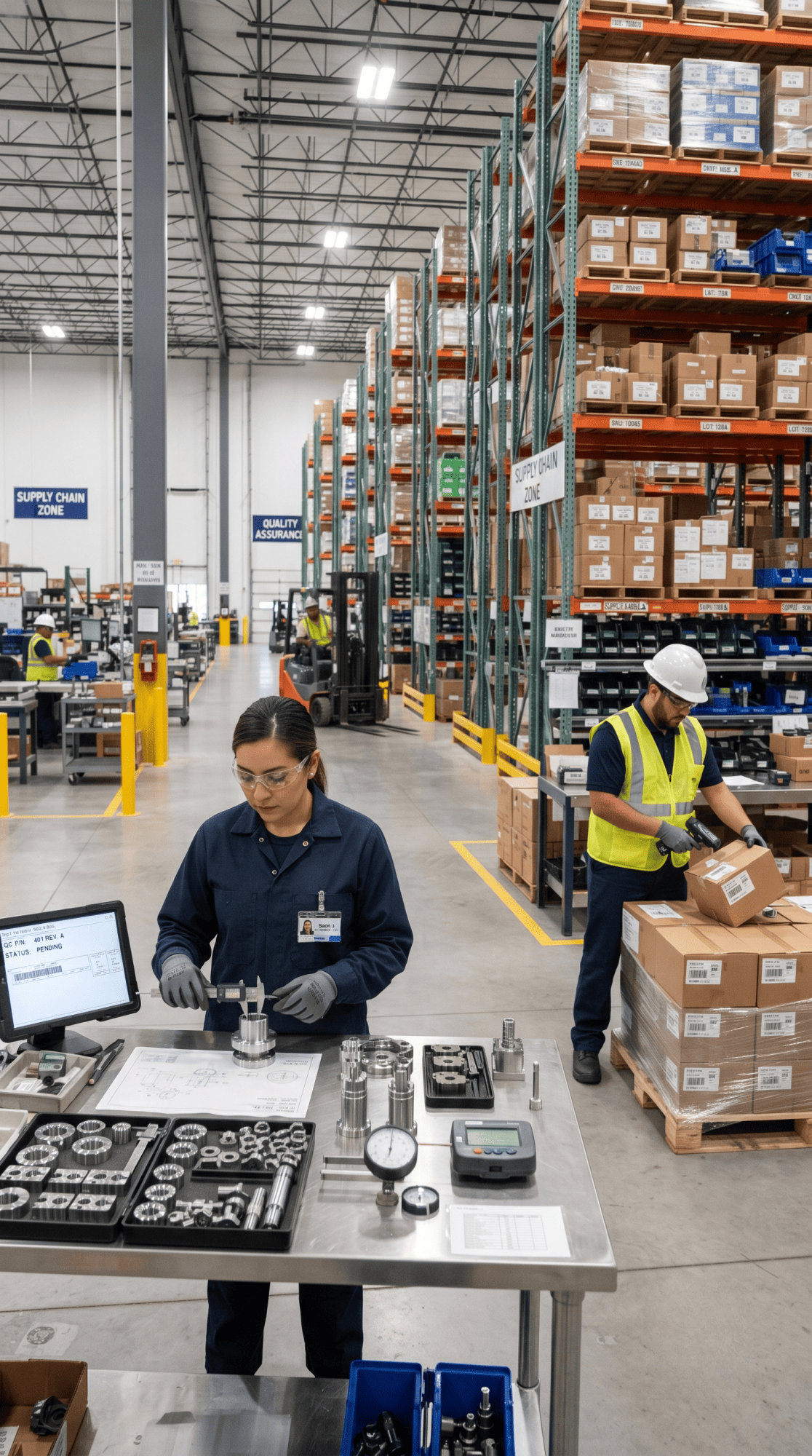 VERTEX global supply chain solutions with quality control and sustainable business operations