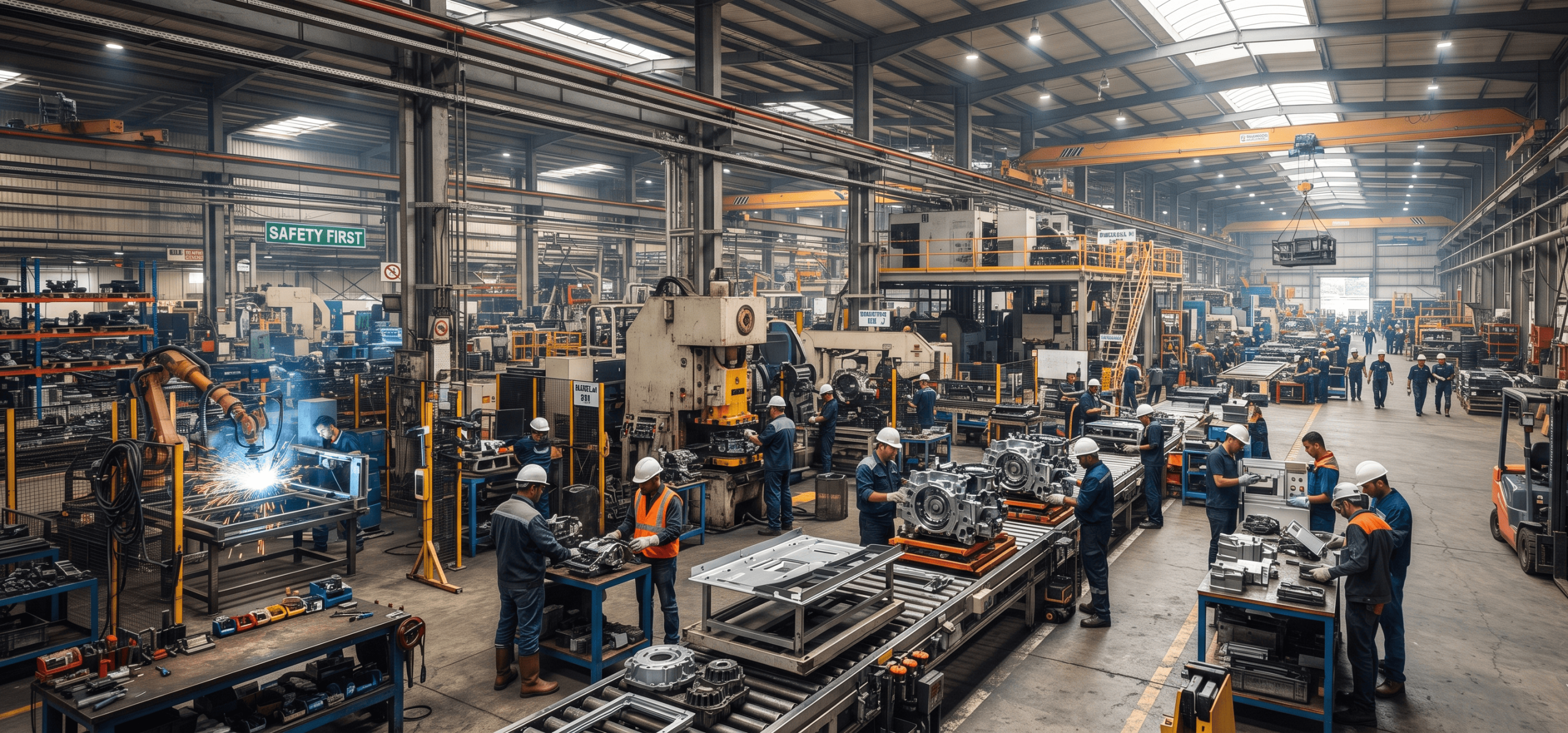 VERTEX global supply chain solutions with industrial factory operations supporting manufacturing and export services