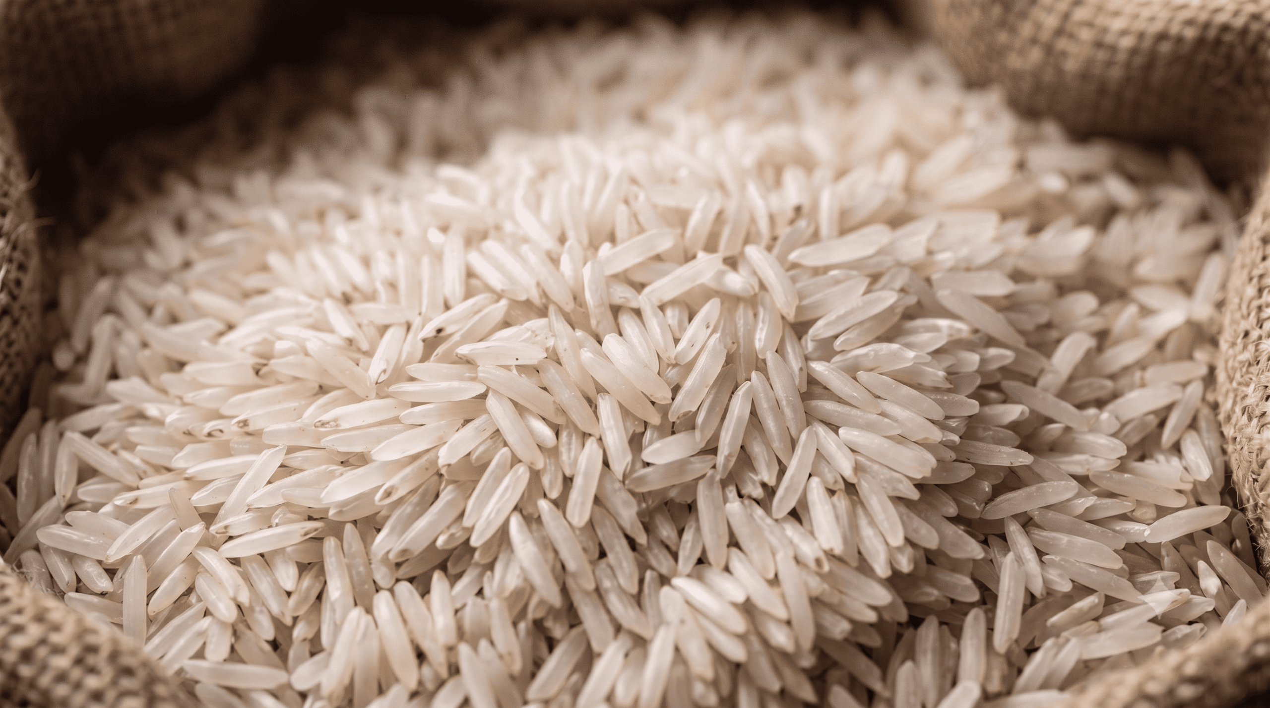 Bag of premium basmati rice showcasing export quality and basmati rice export prices