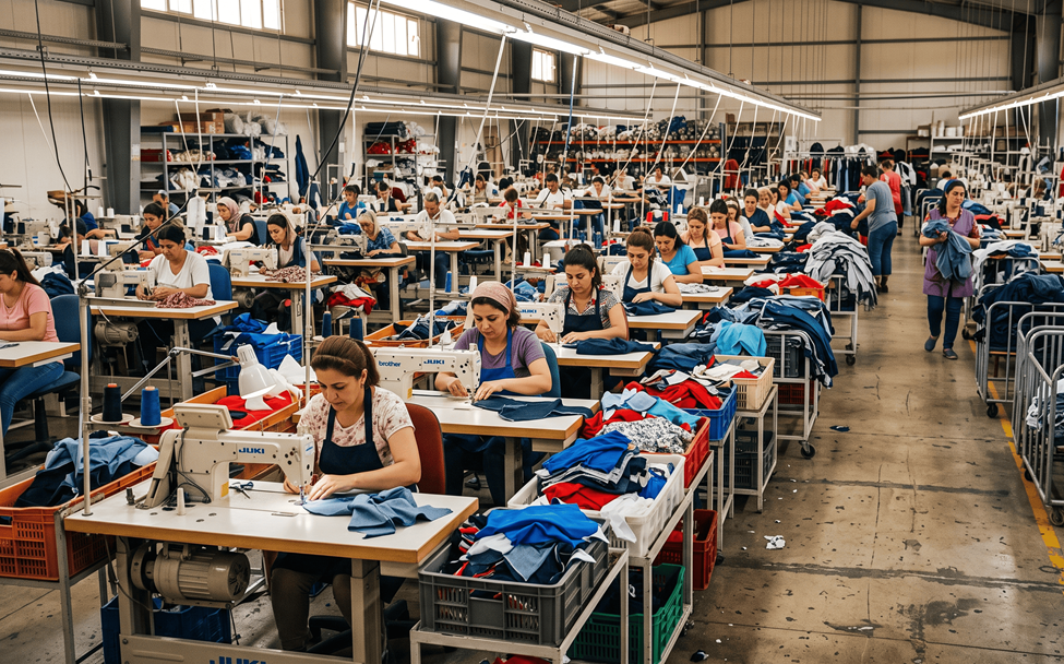 VERTEX apparel manufacturing solutions clothing manufacturing workshop garment production fabric sourcing and quality stitching