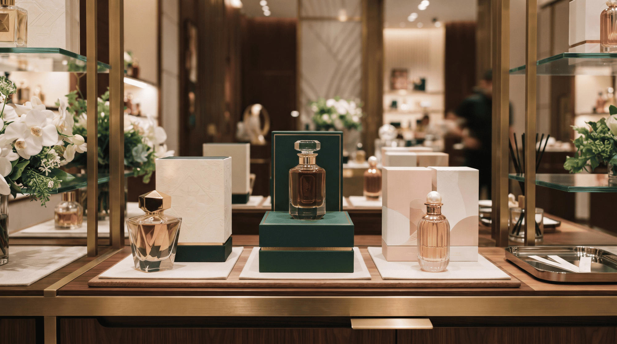 Premium private label perfume collection prepared for international fragrance brands