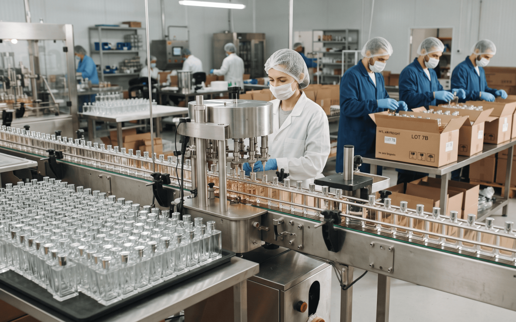 Private label perfume manufacturing and packaging for international buyers