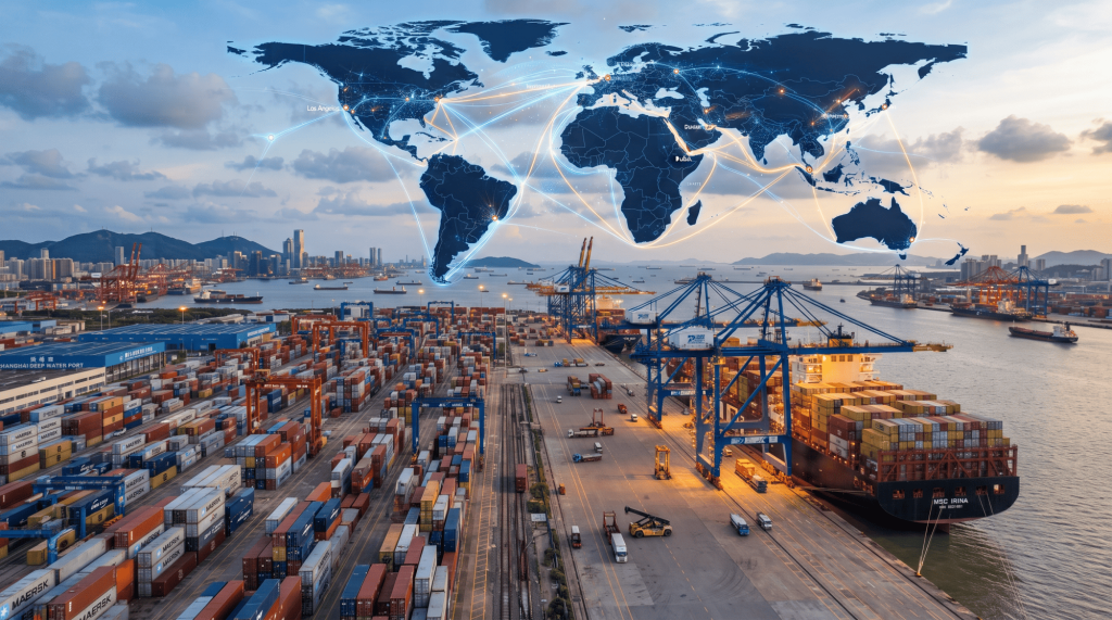 VERTEX global export logistics network providing reliable supply chain and trade solutions