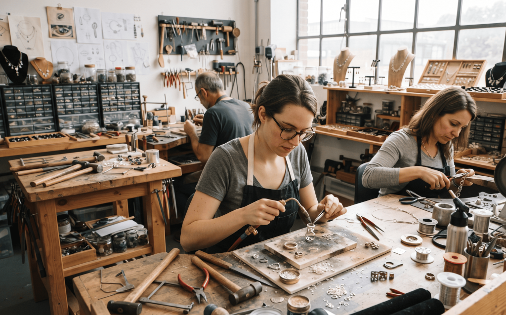 VERTEX jewelry manufacturing solutions with handcrafted jewelry production, custom design, and finishing process