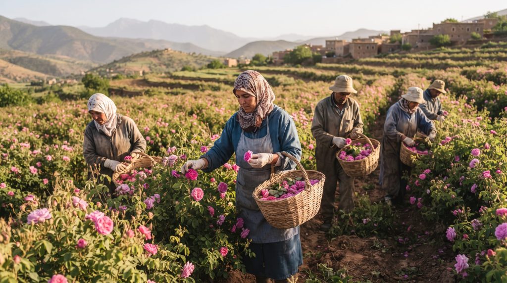 Ethical fragrance ingredient sourcing from responsible farming