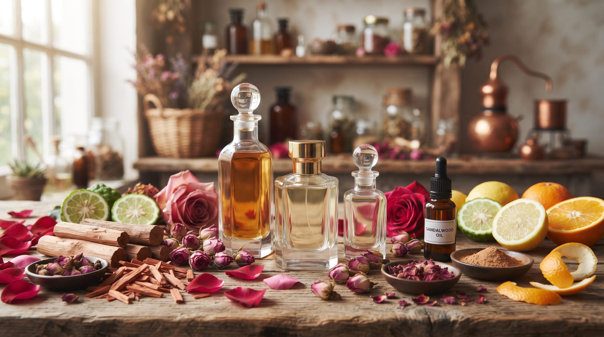 Sustainable fragrance sourcing with natural perfume ingredients