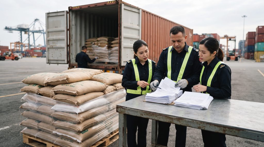 Rice export HS code and customs documentation